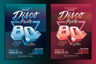 80s Disco Party Design Kit – A Timeless Template for Modern Use