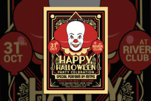 Clown Fest Halloween Flyer