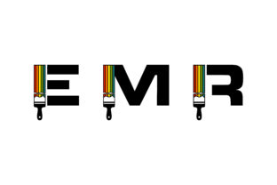 Emr Letter Typography Logo: A Modern Design Concept for Brand Identity