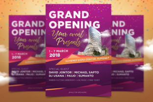 Grand Opening Multipurposes Poster: A Versatile Design for Every Event