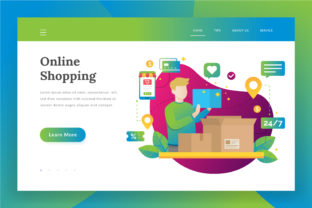 Online Shopping Landing Page