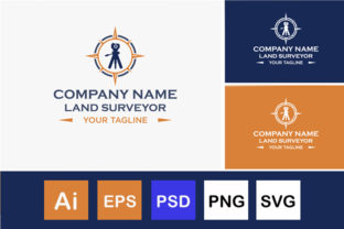 Survey Land Logo Design: A Modern Typographic Statement