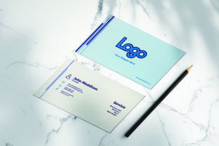 Template Business Card - Abstrack: A Minimalist Approach to Stand Out