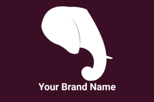 White Elephant Animal Logo: A Versatile Design for Creative and Business Use